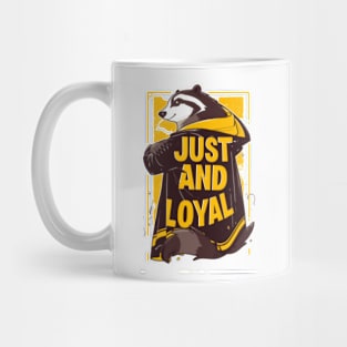 Just and Loyal - Wizard Badger - Fantasy Mug